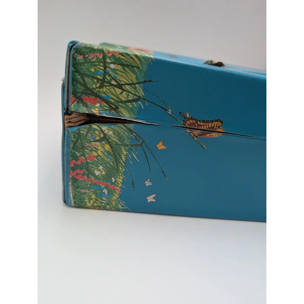 VTG Mattel 1965 Skooter Doll Vinyl Wardrobe Clothing Case / Doll Case Blue